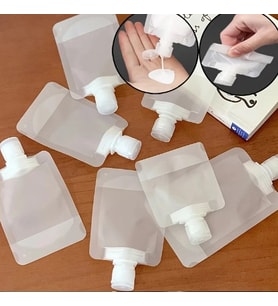 3 Adet 100ml Krem Şampuan Kabı Tekrar Kullanılabilir Set