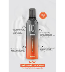 Morfose Nox Saç Köpüğü Hacim ve Güç Kazandıran Formül 350 ml Saç Şekillendirici