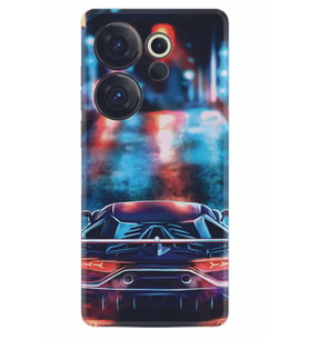 Camon 20 Premier 5g Kılıf Silikon Desen Özel Seri Neon Cars 1724