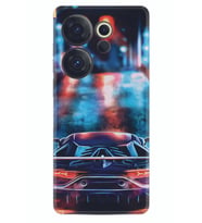 Camon 20 Premier 5g Kılıf Silikon Desen Özel Seri Neon Cars 1724
