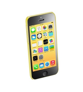Cellular Line iPhone 5C ile Uyumlu Boost Şeffaf Sert Kılıf Sarı BOOSTIPH5CY (Out)