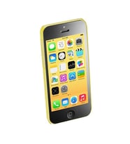 Cellular Line iPhone 5C ile Uyumlu Boost Şeffaf Sert Kılıf Sarı BOOSTIPH5CY (Out)