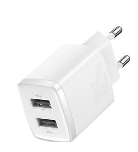 Baseus CCXJ010202 10,5W Beyaz Şarj Aleti