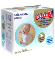 Goon Islak Havlu Mendil 56 Yaprak Sensitive Hassas Cilt (3 Lü Pk) 168 Yaprak
