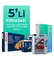 BOSCH Mercedes GLA180 Dizel Filtre Bakım Seti Liqui Moly Motor Yağlı (2014-2018) 5 Li