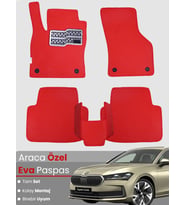 Skoda Super B (2024-2025) Uyumlu EVA Paspas Tam Set–Araca Özel,Su Geçirmez,Hızlı Montaj