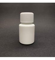 60 cc Tablet Şişesi  - Kilitli Kapaklı- 60ml İlaç Şişe- x 10 Adet (Beyaz)