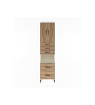Hyperion Dolap 3 Raflı 5 Çekmeceli 2 Kapaklı 60x44x243 Aytaşı-Çam