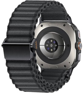Lexroo Samsung ile uyumlu Galaxy Watch Ultra 47mm Kordon Naylon Kumaş Hasır Örgülü Ocean Tasarım
