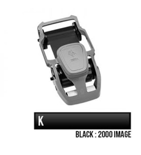 ZEBRA 800300-301 ZC100/ZC300 UYUMLU TEK YÜZ 2000 BASKI SİYAH RİBON