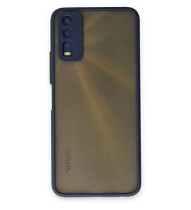 Durukar® Vivo Y11S Kılıf Montreal Silikon Kapak - Lacivert