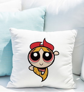 Power Puff Girls Blossom Tasarımlı Yastık