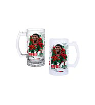 Ghostbastır Design Rafael Leao Kulplu Bira Bardağı Buzlu veya Şeffaf Seçenekli 0183