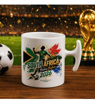 BK Gift Güney Afrika Taraftar Temalı 2026 Dünya Kupası Tasarımlı Hammer Kupa Bardak