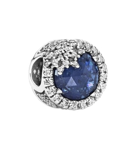 Nur Silver Mavi Taşlı Gümüş Charm NUR-BL01778
