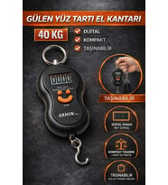 Taşınabilir Dijital Askılı El Terazisi 40 kg Işıklı LCD Ekran