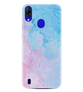 Reeder P13 Blue Plus Kılıf Desenli Silikon Pink Blue Abstract 1385