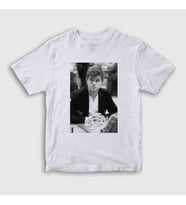 Presmono Unisex Çocuk Beyaz Magnus Carlsen Büyükusta Satranç T-Shirt 424241tt (Beyaz)