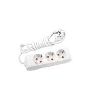 VİKO Multi-let Kablolu Grup Priz 3 Lü 1 Metre Kablolu
