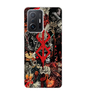 Xiaomi Mi 11T - 11T Pro Uyumlu Berserk Tasarımlı Şeffaf Telefon Kılıfı