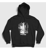 Presmono Unisex Siyah A Forest The Cure Kapüşonlu Sweatshirt 451530tt