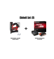 Einhell Set-25(Einhell TE-CN 18/32 Li  Akülü Zımba/Çivi Tabancası+18V 2,5 Ah Akü & Şarj Cihazı)