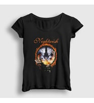 Presmono Kadın Siyah Dark Passion Play Nightwish T-Shirt 474369tt