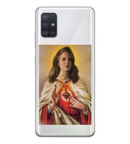 Samsung Galaxy A71 Uyumlu Lana Del Rey Desenli Şeffaf Telefon Kılıfı