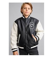 Defacto Kolej Yaka Bomber Tafta Siyah Erkek Çocuk Mont G9514A8/BK27