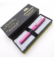 Jinhao Parlak Pembe Dolma Kalem  İsme Özel Kalem