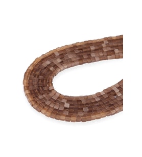 4X4 MM Kedi Gözü Taşı Dizi (Kahverengi)