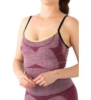 Gigotto Seamless Dantel Detaylı Spor Büstiyer (Bordo)