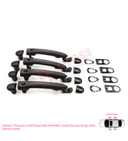 Renault Fluence Megane 3 Clio 4 Scenic 3 Captur 1 için 4 Adet Sensörlü Dış Kapı Açma Kolu Astarlı 806706656R