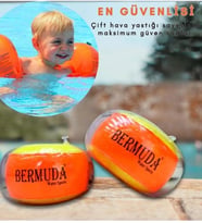 Bermuda ARMBAND, Başlangıç Seviyesi Özel Yüzme Çocuk Kolluk (Turuncu)