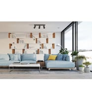 RİOLİGHT MODERN8 SİYAH MUTFAK,SALON,GİYİNME ODASI,CAFELER İÇİN GÜN İŞİĞI METAL 3LÜ SPOT(AMPUL DAHİL)