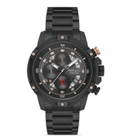Ferrucci Çoklu Gün Göstergeli Fonksiyonları Aktif Takvimli 45mm Kasa Çap Erkek Kol Saati (Siyah)