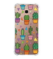 PrintiFy Samsung Galaxy J4+ Plus Uyumlu Water Color 4 Baskılı Şeffaf Köşe Korumalı Antişok Kılıf