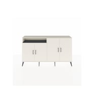 Arges Konsol 4 Raflı 4 Kapaklı 176x30x99 Aytaşı-Aytaşı/Antrasit
