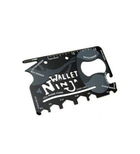 Ninja Wallet Survival Acil Durum Kiti / Kartı - İn 1