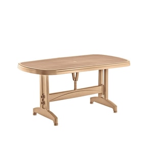 Omnipazar IRK-HM100 Oval Köşe Plastik Dikdörtgen Masa 90x150 cm