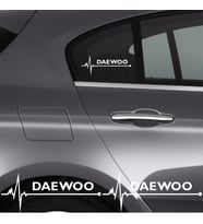 Daewoo Tico İçin Uyumlu Aksesuar Oto Ritim Sticker 2 Adet 20*9 Cm