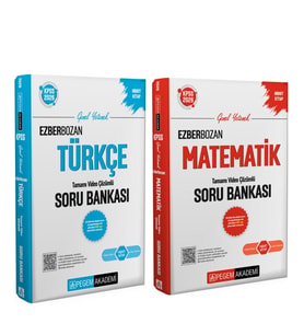 Pegem Yayınları 2026 KPSS Türkçe ve Matematik Soru Bankası Seti 2 Kitap