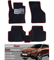 Peugeot 3008 (2017-2020) Uyumlu EVA Paspas Tam Set – Birebir Uyum,Araca Özel Tasarım,Su Geçirmez