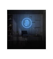 Bitcoin Logo Neon Tabela