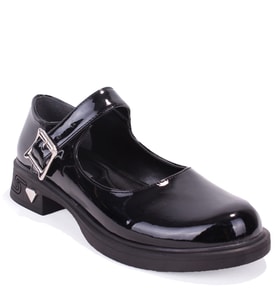Dagoster DZA07-1004V01 Siyah Rugan Günlük Loafer  Kadın Ayakkabı