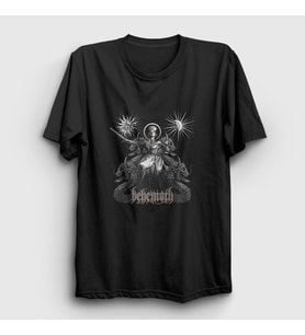 Presmono Unisex Siyah Queen Behemoth T-Shirt 16773tt