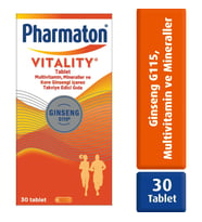 Pharmaton Vitality 30 Tablet - Ginseng G115, Multivitamin Ve Mineraller 8683060010190