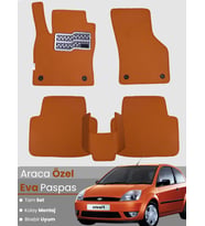 FORD FİESTA (2002-2008) Uyumlu EVA Paspas Tam Set–Araca Özel,Su Geçirmez,Kolay Montaj