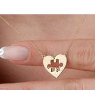 Puzzle 14 Ayar Altın Kolye