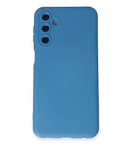 Newface Samsung Galaxy M34 5G Kılıf Nano içi Kadife Silikon - Mavi
